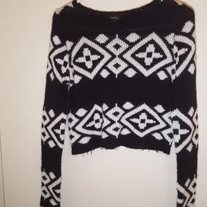 Crop sweater